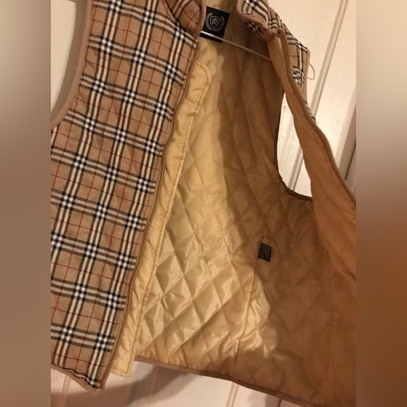 Preowned North 15 Plaid brown vest, size: M - Picture 3 of 12